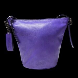 Coach | Bleeker Mini Duffel | Ultraviolet Purple Leather | Style 32281